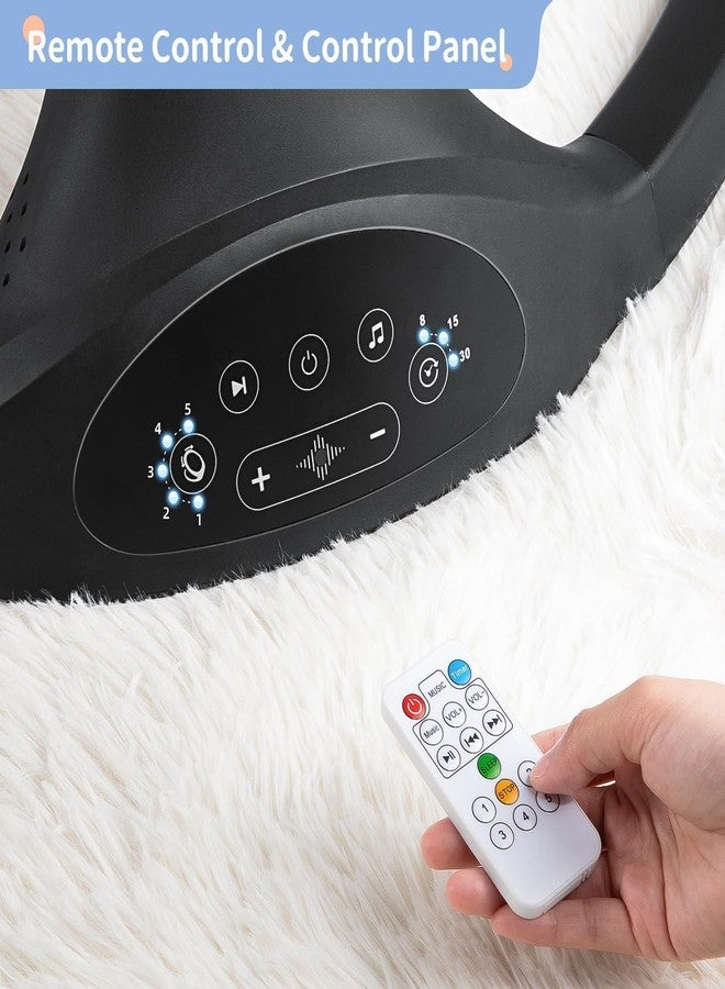 GNOLY سرير أطفال متأرجح أوتوماتيكي من GNOLY بخمس سرعات تأرجح، موسيقى بلوتوث، جهاز تحكم عن بعد، مؤقت وشبكة | مقعد مبطن للأطفال الرضع مع إمكانية الإمالة وألعاب | من 0 إلى 12 شهرًا (قطعة واحدة) - Image 5